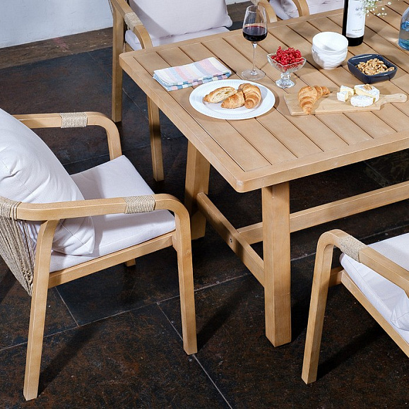 Обеденная группа из акации RIMINI M со столом 170 см Joygarden фото 7