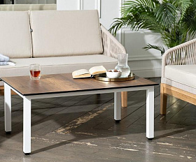 Лаунж-зона 4-местная Канны 4SIS из роупа (веревки), основание дуб, цвет бежевый