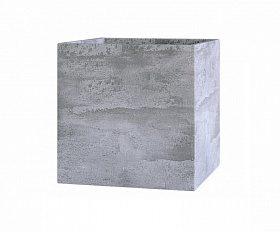 Кашпо Concretika Cube 40x40x40 Concrete Grey Light