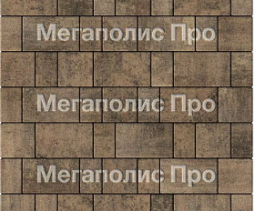 Тротуарная плитка Выбор Старый город Листопад А.1.Фсм.4 40 мм. Шелковица