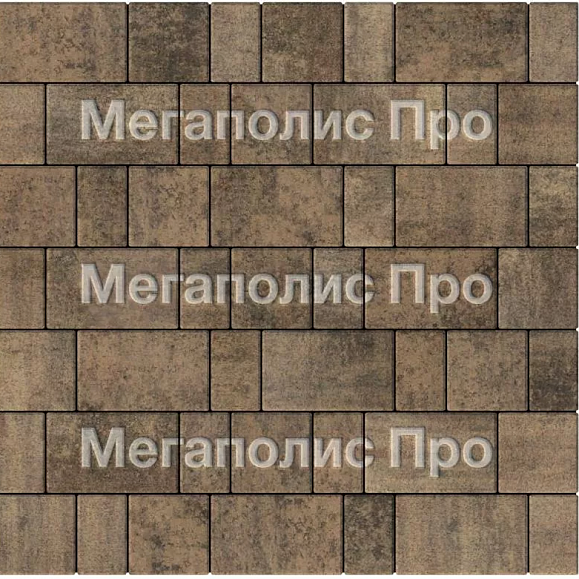 Тротуарная плитка Выбор Старый город Листопад А.1.Фсм.4 40 мм. Шелковица фото 3