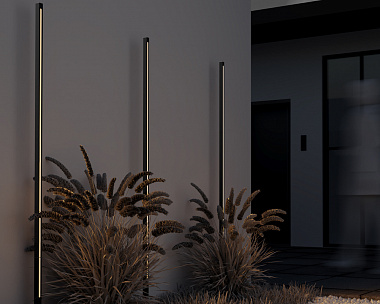 Ландшафтный светильник Pole Maytoni O440FL-L24GF3K цвет Графит