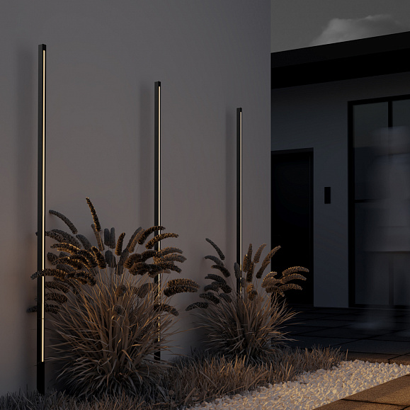 Ландшафтный светильник Pole Maytoni O440FL-L24GF3K цвет Графит фото 5