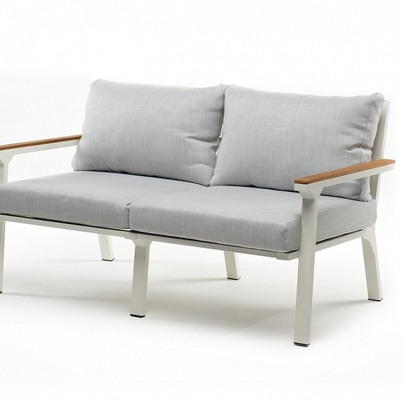 Диван из алюминия CONCORDE 2-х местный белый Joygarden фото 1