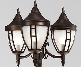 Садово-парковый светильник Rivoli Maytoni O026FL-03B цвет Черный