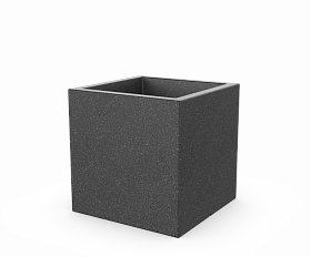 Кашпо Berkano Quarter 60 Black Granite