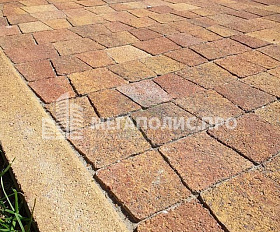 Тротуарная плитка Выбор Антик Б.3.А.6 60 мм Осень Гранит