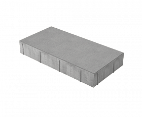 Тротуарная плитка Нобетек Прямоугольник 4П6ф 400x200x60 Светло-серая