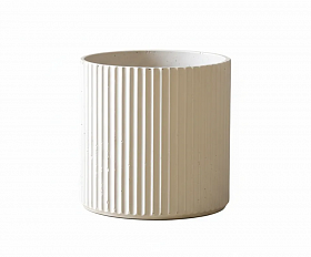 Кашпо TERRAFAKTURA Рифлоу D40H40 Дюна