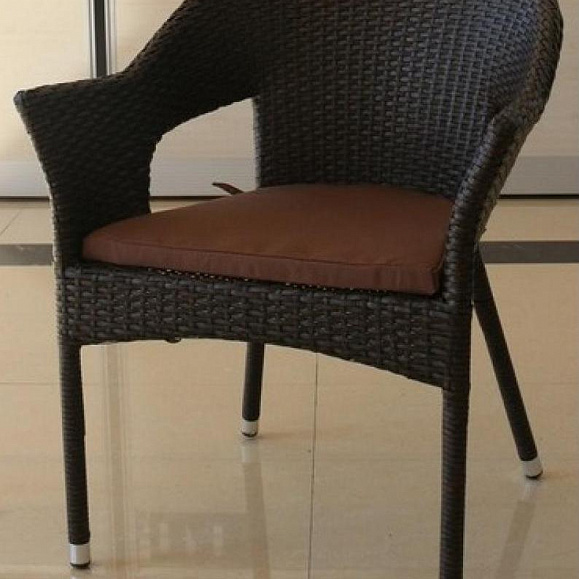 Плетеное кресло Y79A-W53 Brown фото 1