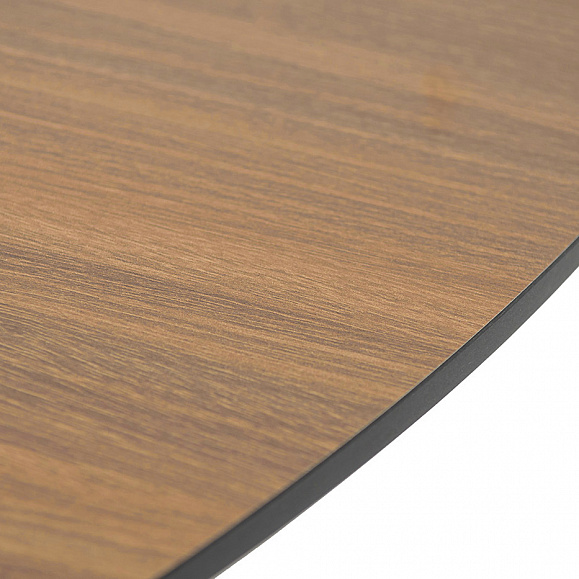 Рио стол из HPL круглый Ø160см, H75, цвет столешницы дуб фото 4