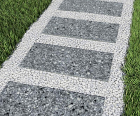 Тротуарная плита Фабрика Готика 600x300x80 мм Диорит FINERRO