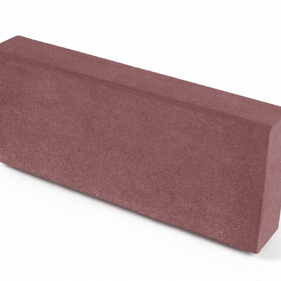 Бортовой камень тротуарный Нобетек БР 50.20.8 красно-коричневый фото 1