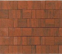 Тротуарная плитка Braer Старый Город Ландхаус 60 мм Colormix Закат