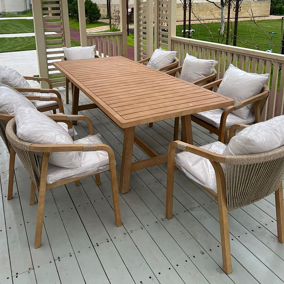 Обеденная группа из акации RIMINI L Joygarden фото 2