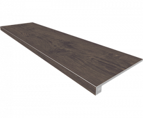 Комплект Керамогранитная ступень Estima SI04 33x120 см с бортиком + Подступенок 14,5х120 см