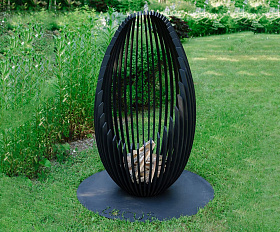 Костровая чаша Vitgarden LOCUS AIR из стали 120x80x80 см