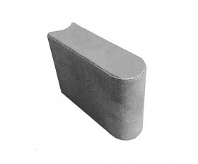 Бордюр тротуарный Artstein БРШ 25.20.8R Ч/П Серый