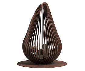 Костровая чаша Vitgarden LOCUS ONE corten из стали 120x80x80 см