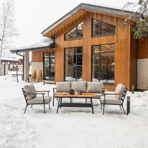 Лаунж-зона Oliver Royal Family алюминий, цвет антрацит фото 13