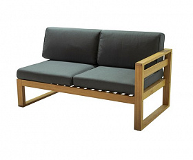 Софа BOOKA 2-х местная с левым подлокотником из акации Joygarden