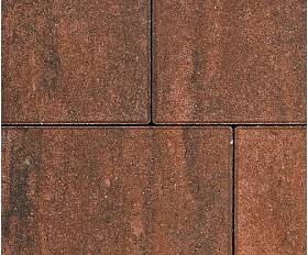 Тротуарная плитка Фабрика Готика Новый Город 240х160х60, 160х160х60, 80х160х60 мм Гавана