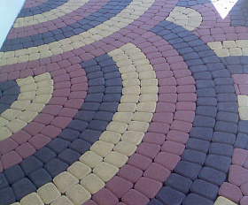 Тротуарная плитка Выбор Классико Б.2.КО.6 60 мм Коричневый