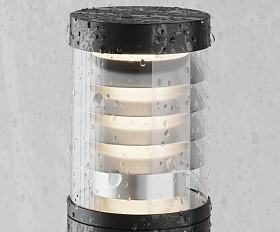 Ландшафтный светильник Spir Maytoni O439FL-L12GF3K цвет Графит