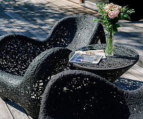 Кресло Vitgarden Portal из базальта, цвет черный