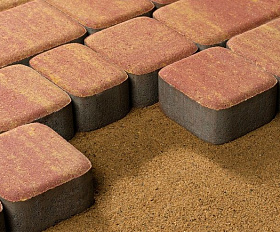 Тротуарная плитка 342 механический завод Классика ColorMix 60мм Милан