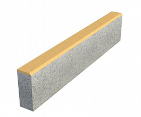 Бордюр тротуарный Выбор БР 100х20х8 Стандарт Желтый