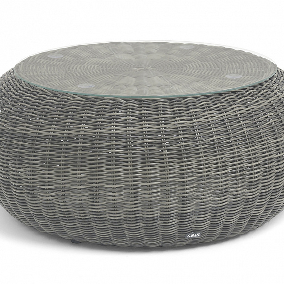 Барселона журнальный столик из искусственного ротанга, цвет графит фото 1