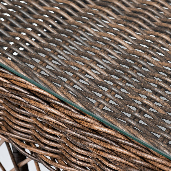 Гранд Латте стол журнальный из искусственного ротанга, цвет коричневый фото 6