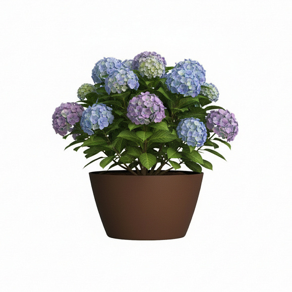 Кашпо Concretika Боул D80H45 Браун 050 3020 фото 6