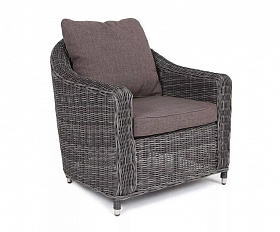 Кресло Кон Панна 4SIS из искусственного ротанга, цвет графит