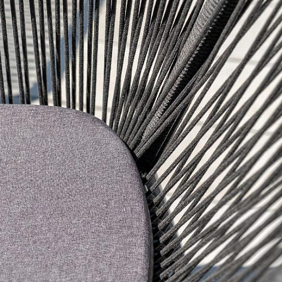 Обеденная группа Форли 4SIS на 4 персоны, квадратный стол, цвет "серый гранит" фото 3