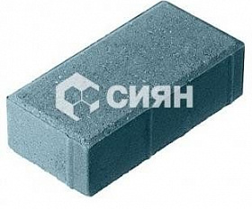 Брусчатка Сиян 200x100x60 мм Синий
