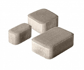 Тротуарная плитка Сиян Классико П17-6 60 мм Серый