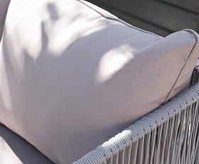 Лаунж-зона модульная Канны 4SIS из роупа (веревки), цвет светло-серый