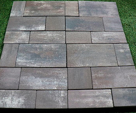 Тротуарная плитка Artstein Инсбрук Тироль 60 мм Color Mix Умбра