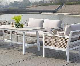 Кресло Сан Ремо 4SIS из роупа (веревки), цвет бежевый