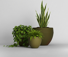 Кашпо Concretika Гира D50H43 Хакс 170 4010