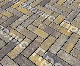 Тротуарная плитка Выбор Паркет Б.4.П.6 Искусственный камень Доломит