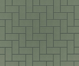 Брусчатка 200х100х60 мм.PROFI Зеленый на белом цементе ч/п