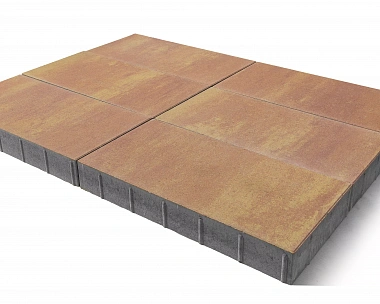 Тротуарная плита Cити Braer ColorMix 600*300*80мм Рассвет