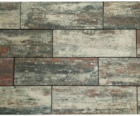 Тротуарная плитка Лидер 40 Паркет ColorMix 80мм Сильвинит