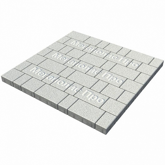 Тротуарная плитка Выбор Старый город А.1.Фсм.4 40 мм. Стоунмикс Белый фото 2