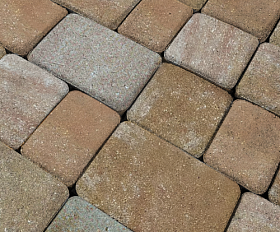 Тротуарная плитка Нобетек Новая Классика 1НКЛ5Ф Колормикс №2 Янтарь