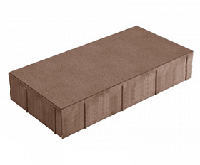 Тротуарная плитка Нобетек Широкоформатная 5П8ф 600x300x80 бежевая