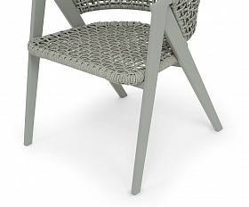 Амстердам плетеный стул из искусственного ротанга, цвет серый
